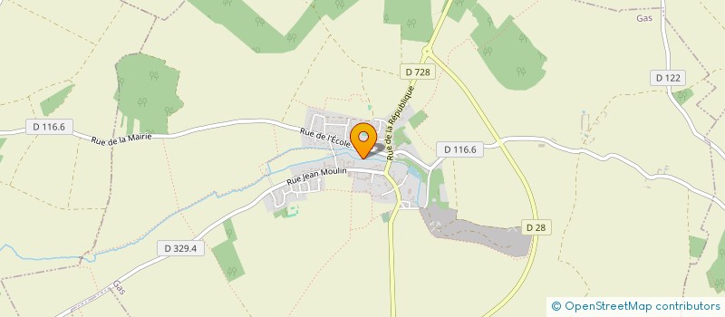 localisation de l'entreprise GFA DU BIZOT à GAS