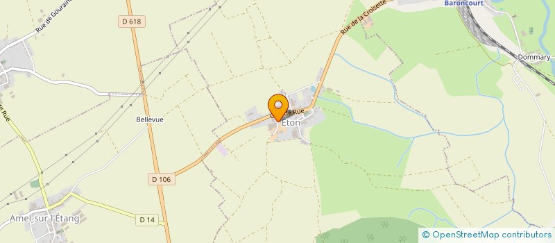 localisation de l'entreprise GFA DU BLANCHERON à ETON