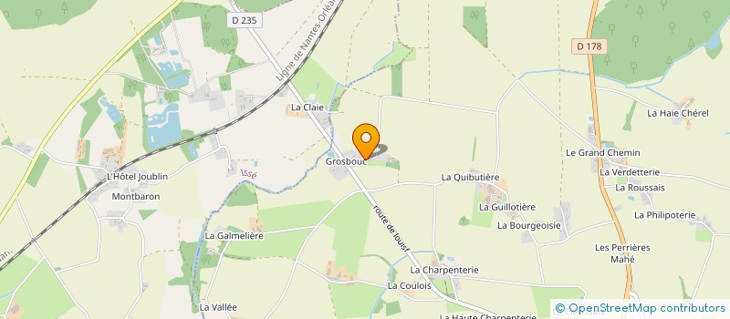 localisation de l'entreprise GFA DU BOCAGE  MOISDON-LA-RIVIERE