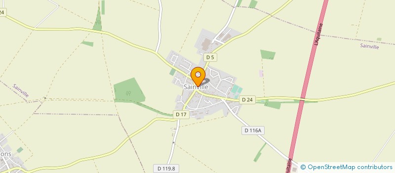 localisation de l'entreprise GFA DU BOIS BRILLANT à SAINVILLE