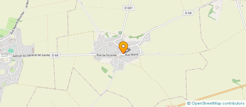 localisation de l'entreprise GFA DU BOIS DE CABARET  SAVY