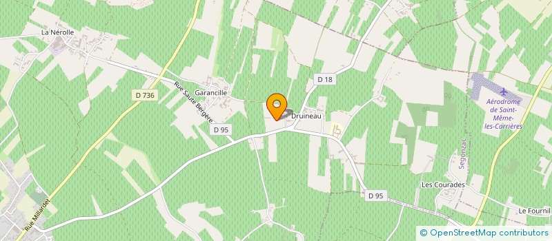 localisation de l'entreprise GFA DU BOIS DE CHEZ COLLET  SEGONZAC