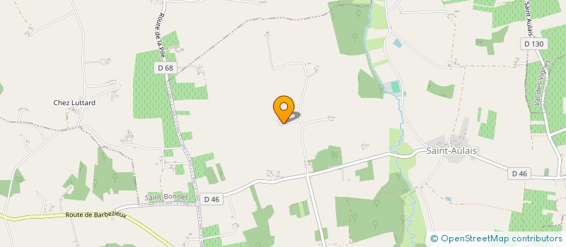 localisation de l'entreprise GFA DU BOIS DE LA GRANGE à SAINT-AULAIS-LA-CHAPELLE