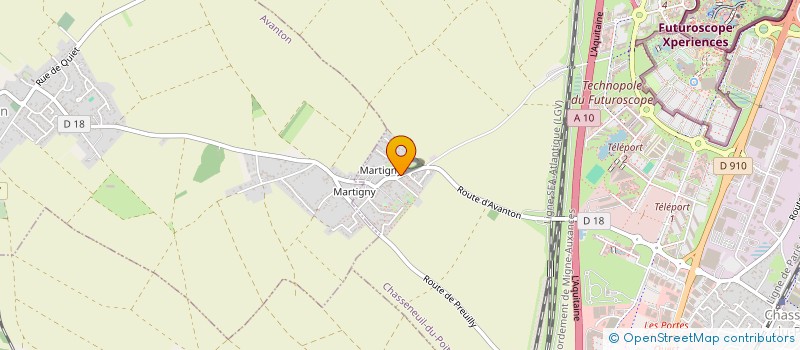 localisation de l'entreprise GFA DU BOIS DE PACHE  CHASSENEUIL-DU-POITOU