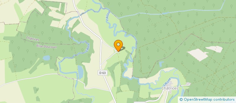 localisation de l'entreprise GFA DU BOIS DES CHAMBRES  CHATRICES