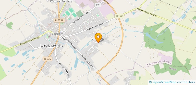 localisation de l'entreprise GFA DU BOIS DORE  COUR-CHEVERNY