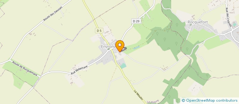 localisation de l'entreprise GFA DU BOIS HEBERT  ENVRONVILLE