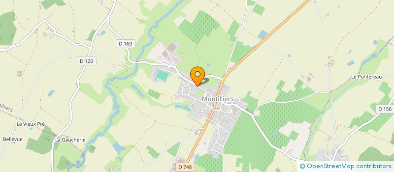 localisation de l'entreprise GFA DU BOIS L'ABBE  MONTILLIERS