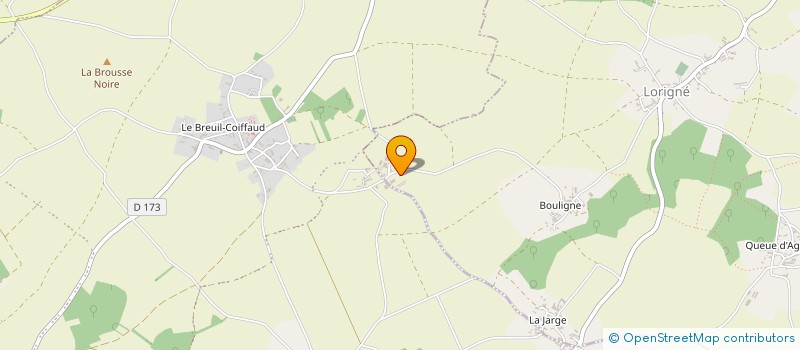 localisation de l'entreprise GFA DU BOIS ROND  LORIGNE