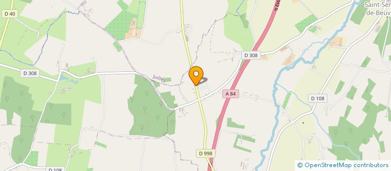 localisation de l'entreprise GFA DU BOIS ROULAND  SAINT-SENIER-DE-BEUVRON