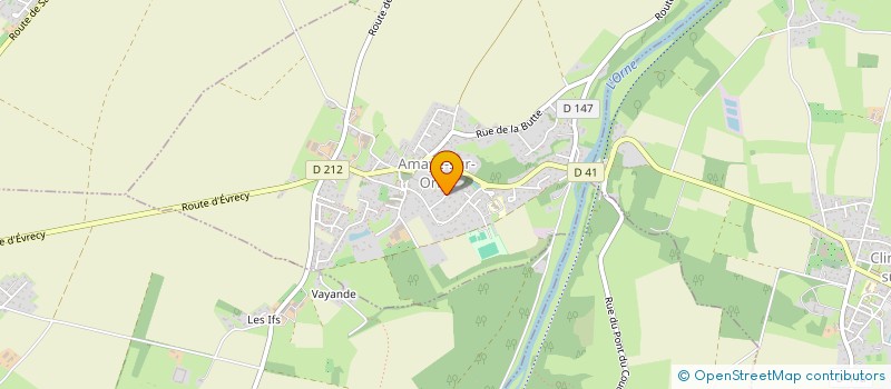 localisation de l'entreprise GFA DU BOIS ROUSSEAU  AMAYE-SUR-ORNE