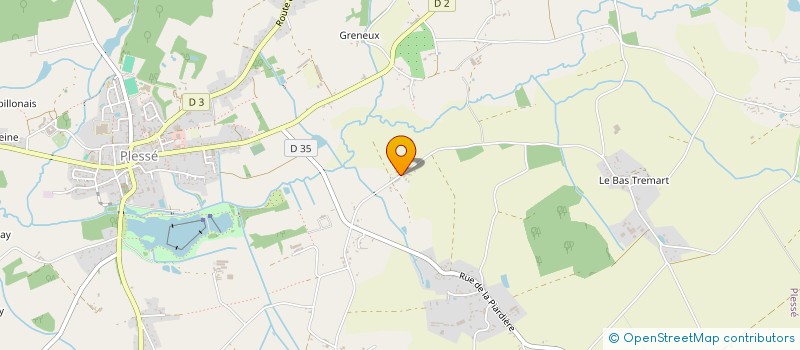 localisation de l'entreprise GFA DU BOIS VERT  PLESSE