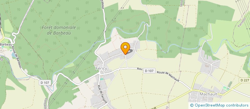 localisation de l'entreprise GFA DU BON PUITS  FERICY