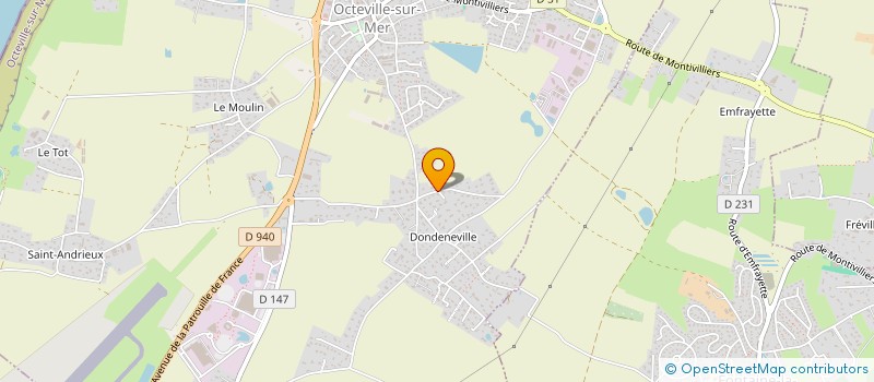 localisation de l'entreprise GFA DU BORD DE MER  OCTEVILLE-SUR-MER