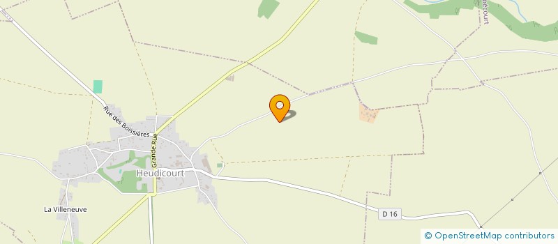 localisation de l'entreprise GFA DU BOSC RENARD  HEUDICOURT