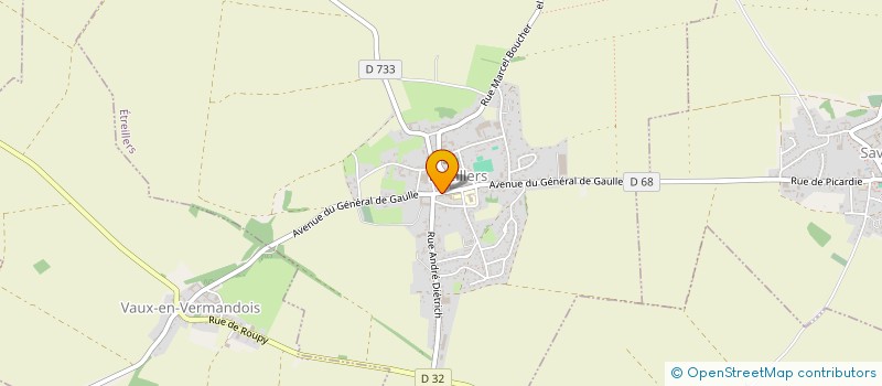 localisation de l'entreprise GFA DU BOSQUET DE LA FOLIE  ETREILLERS