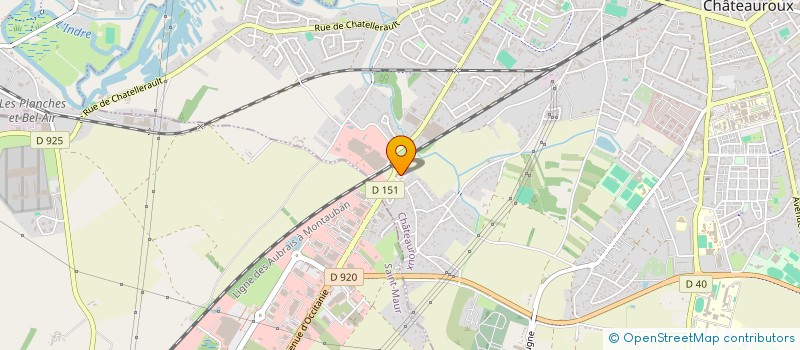 localisation de l'entreprise GFA DU BOULONNAIS à CHATEAUROUX