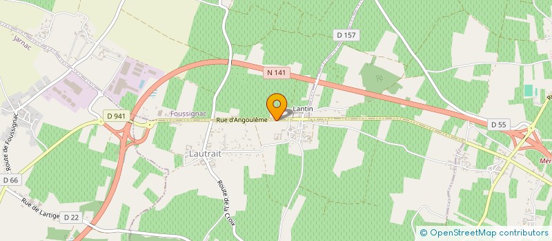 localisation de l'entreprise GFA DU BOUQUET D'ORLUT à TRIAC-LAUTRAIT