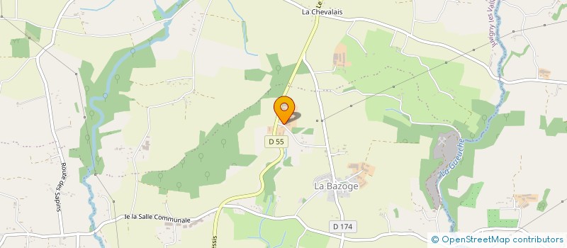 localisation de l'entreprise GFA DU BOURG GAUTIER  JUVIGNY LES VALLEES