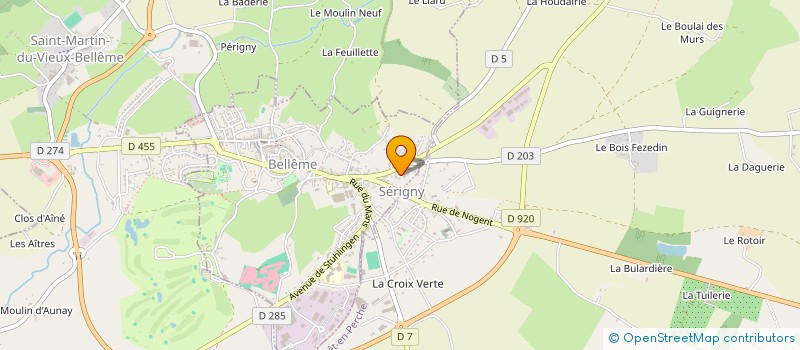 localisation de l'entreprise GFA DU BOURGUERO à BELLEME