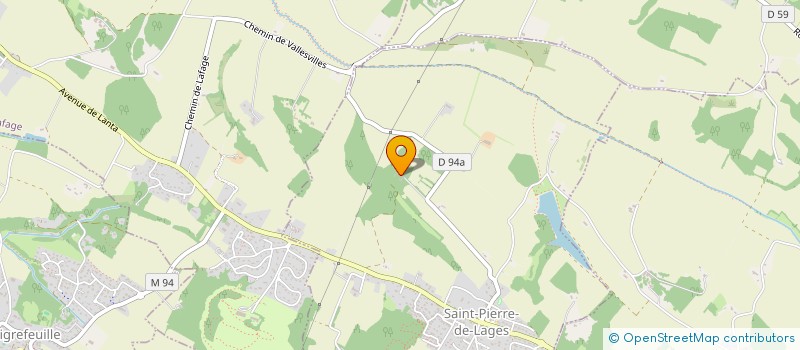 localisation de l'entreprise GFA DU BOUSQUET  SAINT-PIERRE-DE-LAGES