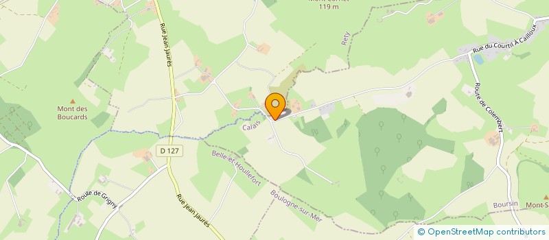 localisation de l'entreprise GFA DU BOUT DE BOURSIN  BOURSIN