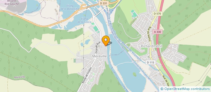 localisation de l'entreprise GFA DU BOUTONNEAU  MEREVILLE