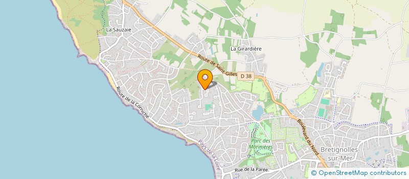 localisation de l'entreprise GFA DU BRETHOME à BRETIGNOLLES-SUR-MER