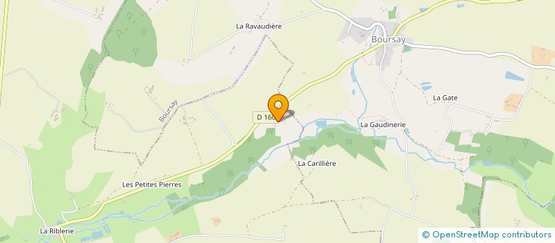 localisation de l'entreprise GFA DU BREUIL  MAZIERES-DE-TOURAINE