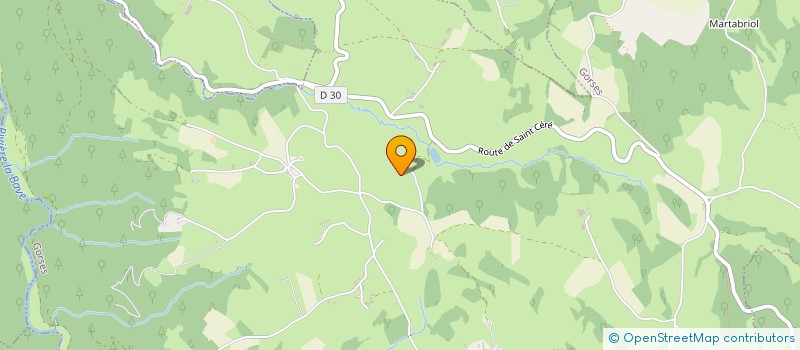 localisation de l'entreprise GFA DU BRUEL  BESSONIES