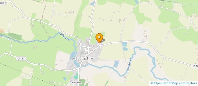 localisation de l'entreprise GFA DU BURON à SEGRE-EN-ANJOU BLEU