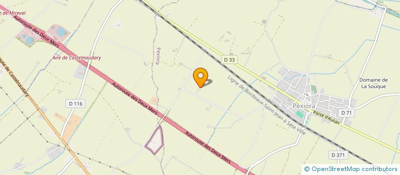 localisation de l'entreprise GFA DU CAMAZOU  PEXIORA