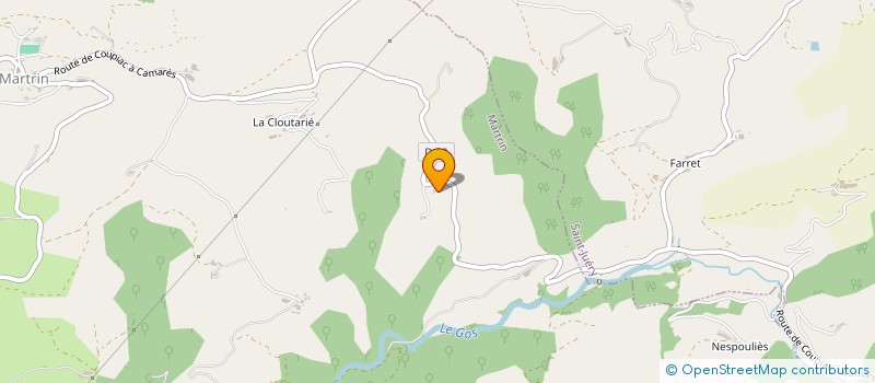 localisation de l'entreprise GFA DU CAMBON  SAINT-JUERY