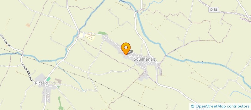 localisation de l'entreprise GFA DU CAMMAS  RICAUD