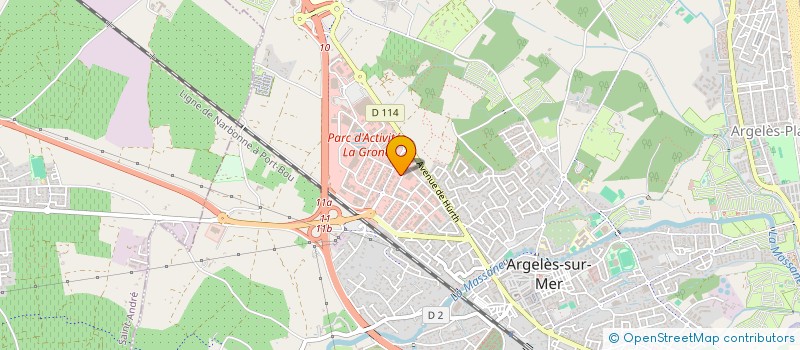 localisation de l'entreprise GFA DU CANIGOU  ARGELES-SUR-MER