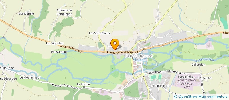 localisation de l'entreprise GFA DU CANTON DE CHATEAURENARD à CHATEAU-RENARD