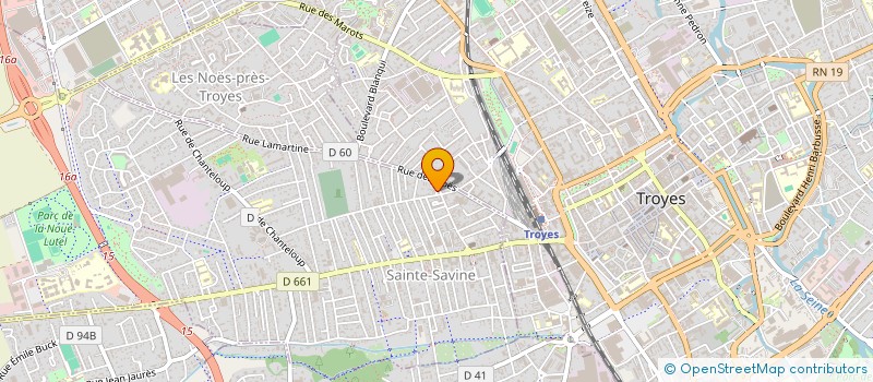 localisation de l'entreprise GFA DU CARRE FREBERT  SAINTE-SAVINE