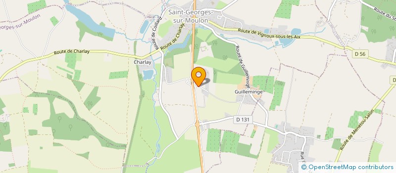 localisation de l'entreprise GFA DU CARROIR DE LA JEUNEE  SAINT-MARTIN D AUXIGNY