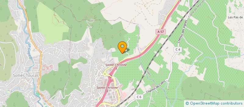 localisation de l'entreprise GFA DU CASTEL DE FIES  SOLLIES-PONT