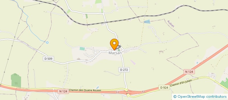 localisation de l'entreprise GFA DU CAUMONT  CRASTES