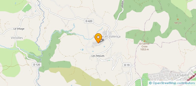 localisation de l'entreprise GFA DU CHAMP BERNARD  LARDIER-ET-VALENCA