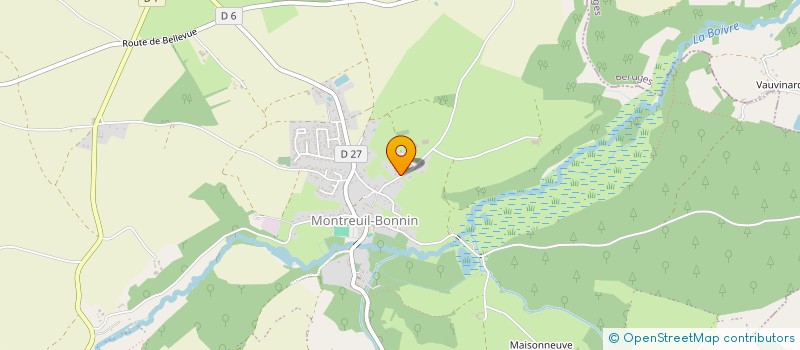 localisation de l'entreprise GFA DU CHAMP COMPAGNON  BOIVRE-LA-VALLEE