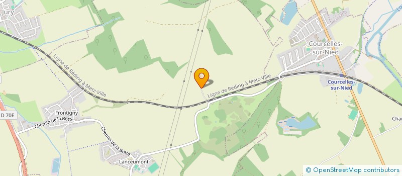 localisation de l'entreprise GFA DU CHAMP DE BOEUF  MECLEUVES