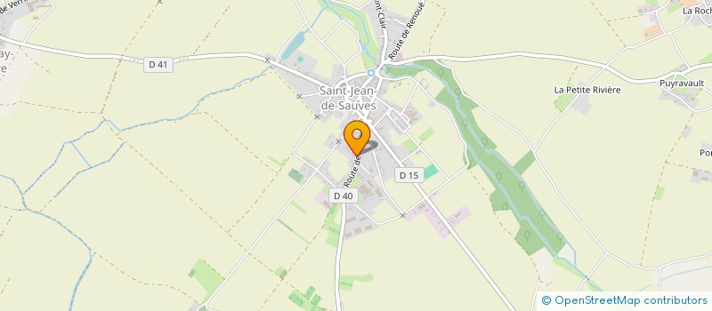 localisation de l'entreprise GFA DU CHAMP DE GLOIRE à SAINT-JEAN-DE-SAUVES