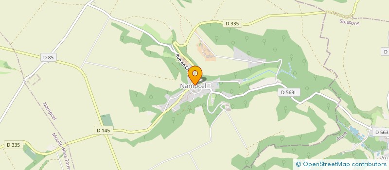 localisation de l'entreprise GFA DU CHAMP HAVET  NAMPCEL