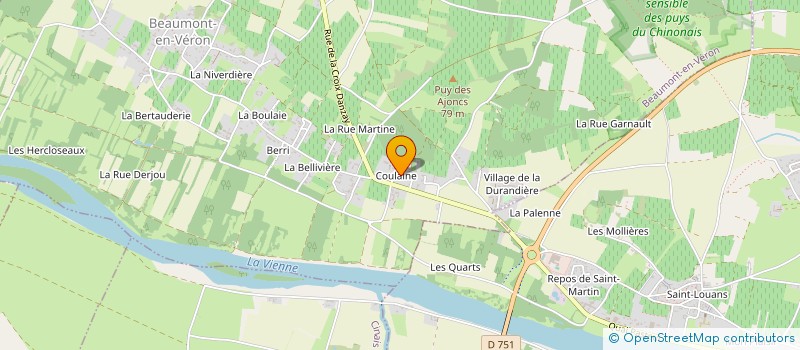 localisation de l'entreprise GFA DU CHAMP MARTIN  BEAUMONT-EN-VERON