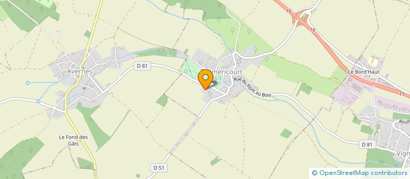 localisation de l'entreprise GFA DU CHAMPART  THEMERICOURT