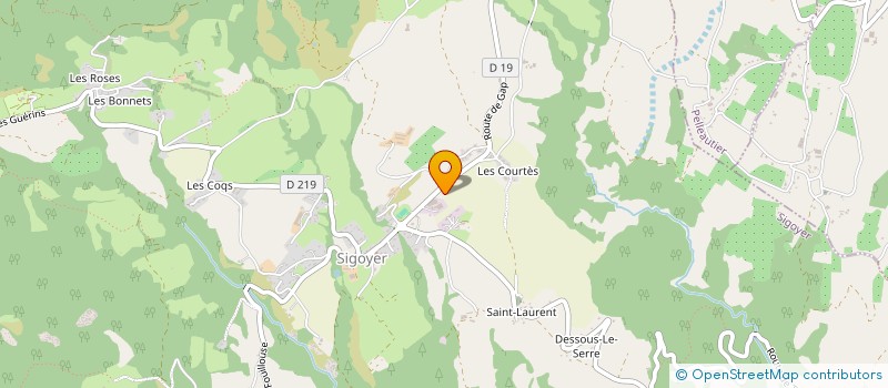 localisation de l'entreprise GFA DU CHAROLAIS  SIGOYER