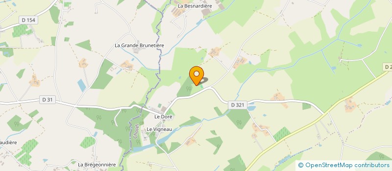 localisation de l'entreprise GFA DU CHATAIGNIER à MONTREVAULT-SUR-EVRE