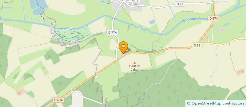 localisation de l'entreprise GFA DU CHATEAU  CHAMBREY